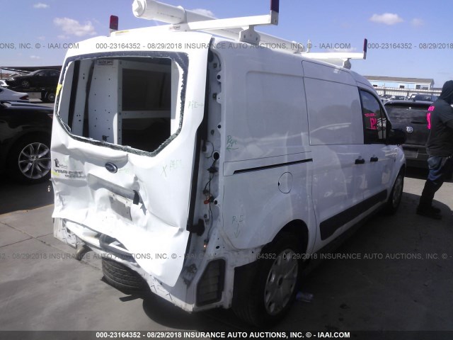 NM0LE7E70G1267251 - 2016 FORD TRANSIT CONNECT XL WHITE photo 4