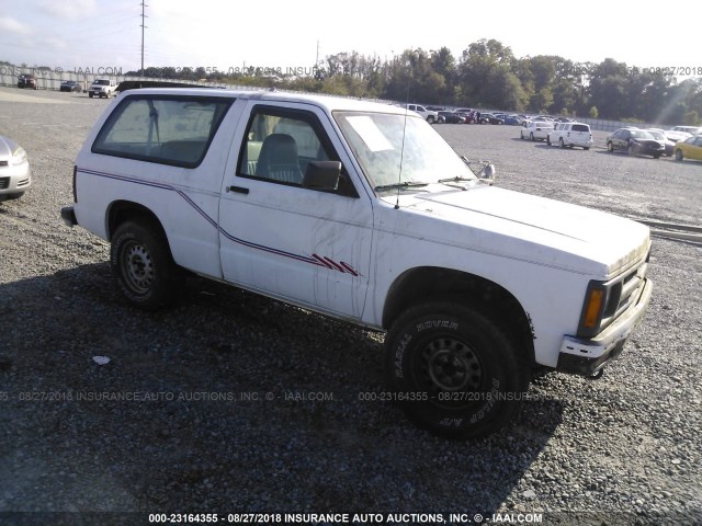 1GNCT18W8P0194930 - 1993 CHEVROLET BLAZER S10 WHITE photo 1