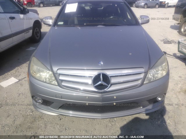 WDDGF54XX8F019414 - 2008 MERCEDES-BENZ C 300 SILVER photo 6