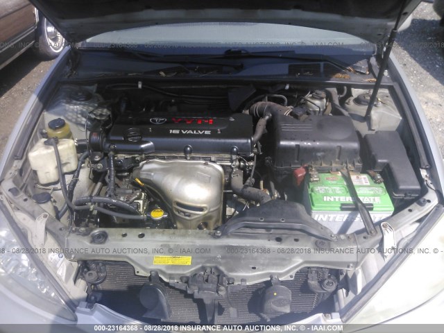 4T1BE32K52U098654 - 2002 TOYOTA CAMRY LE/XLE/SE Gümüş foto 10