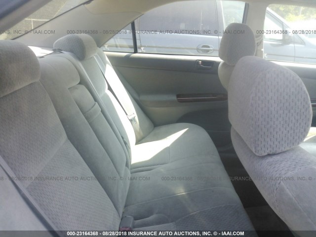4T1BE32K52U098654 - 2002 TOYOTA CAMRY LE/XLE/SE Gümüş foto 8