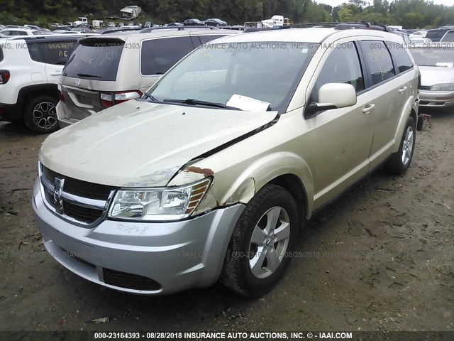 3D4PG5FVXAT257135 - 2010 DODGE JOURNEY SXT GOLD photo 2