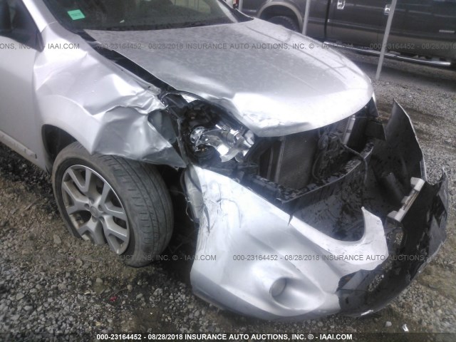 JN8AS5MT2CW261748 - 2012 NISSAN ROGUE S/SV SILVER photo 6