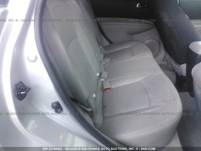 JN8AS5MT2CW261748 - 2012 NISSAN ROGUE S/SV SILVER photo 8