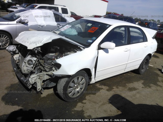 1NXBR32E14Z326442 - 2004 TOYOTA COROLLA CE/LE/S WHITE photo 2