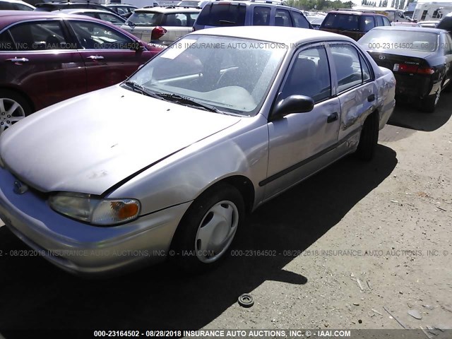 1Y1SK52871Z437635 - 2001 CHEVROLET GEO PRIZM LSI SILVER photo 2