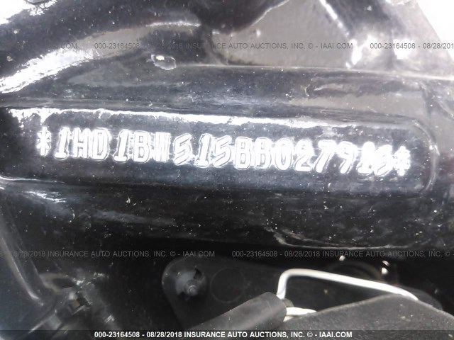 1HD1BW515BB027915 - 2011 HARLEY-DAVIDSON FLSTC BLACK photo 10