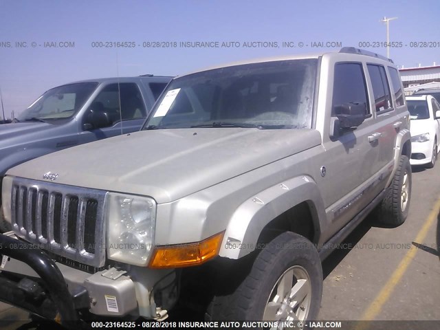 1J8HG58296C364113 - 2006 JEEP COMMANDER LIMITED SILVER photo 2