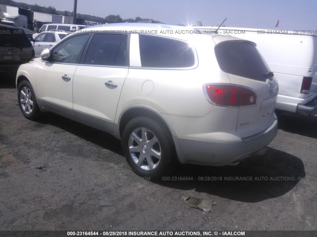 5GAEV23D89J154014 - 2009 BUICK ENCLAVE CXL 白色 照片 3