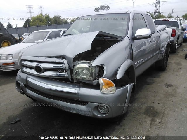 5TBRT34195S457132 - 2005 TOYOTA TUNDRA ACCESS CAB SR5 GRAY photo 2