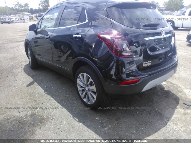 KL4CJASB4JB591867 - 2018 BUICK ENCORE PREFERRED Қара фото 3
