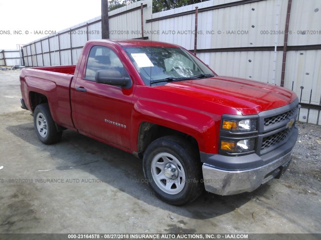 1GCNCPEH1FZ182834 - 2015 CHEVROLET SILVERADO C1500 RED photo 1