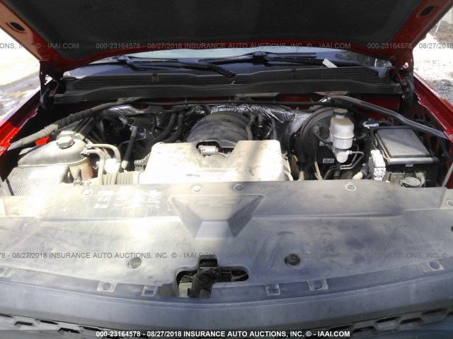 1GCNCPEH1FZ182834 - 2015 CHEVROLET SILVERADO C1500 RED photo 10