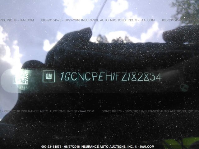 1GCNCPEH1FZ182834 - 2015 CHEVROLET SILVERADO C1500 RED photo 9