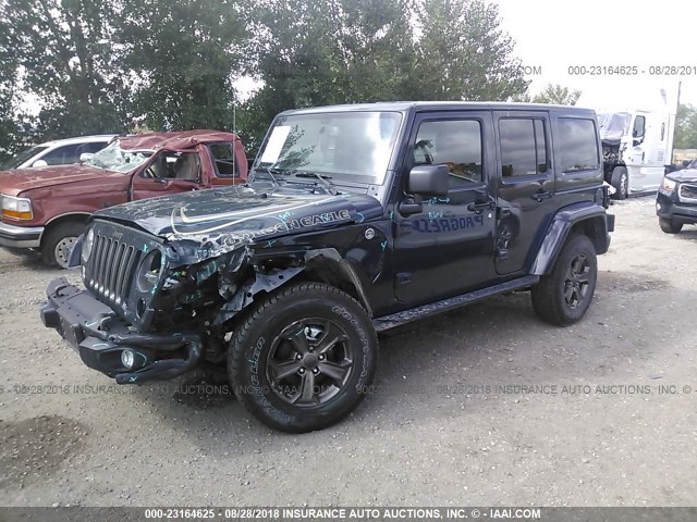 1C4BJWDG4JL892429 - 2018 JEEP WRANGLER UNLIMITE SPORT GRAY photo 2