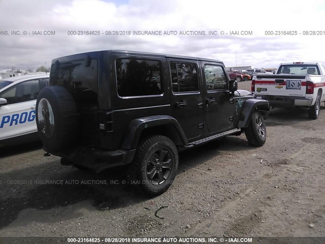 1C4BJWDG4JL892429 - 2018 JEEP WRANGLER UNLIMITE SPORT GRAY photo 4