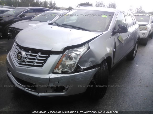 3GYFNBE34GS533668 - 2016 CADILLAC SRX LUXURY COLLECTION SILVER photo 2