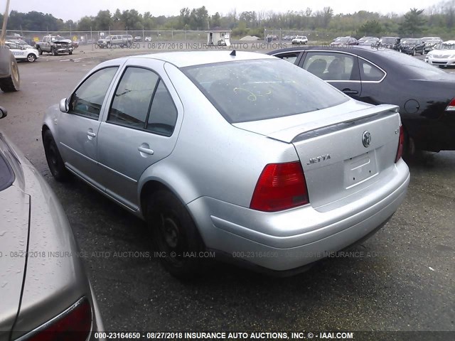3VWPE69M13M163425 - 2003 VOLKSWAGEN JETTA WOLFSBURG 银色 照片 3