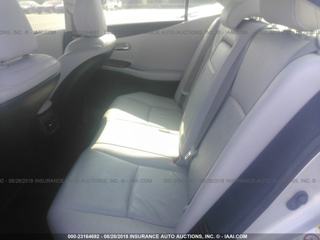 JTHBB1BA9B2043823 - 2011 LEXUS HS 250H SILVER photo 8