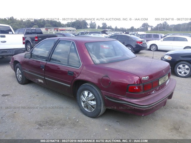 2G1WL54T3P9232832 - 1993 CHEVROLET LUMINA ბურგუნდია ფოტო 3