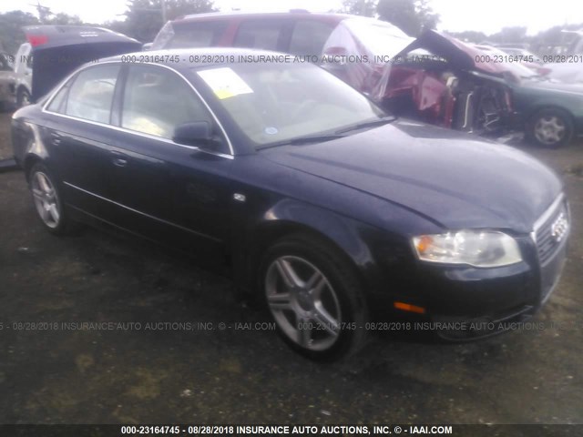 WAUDF78E77A096476 - 2007 AUDI A4 2.0T QUATTRO BLUE photo 1