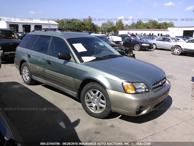 4S3BH675237605350 - 2003 SUBARU LEGACY OUTBACK AWP 绿色 照片 1
