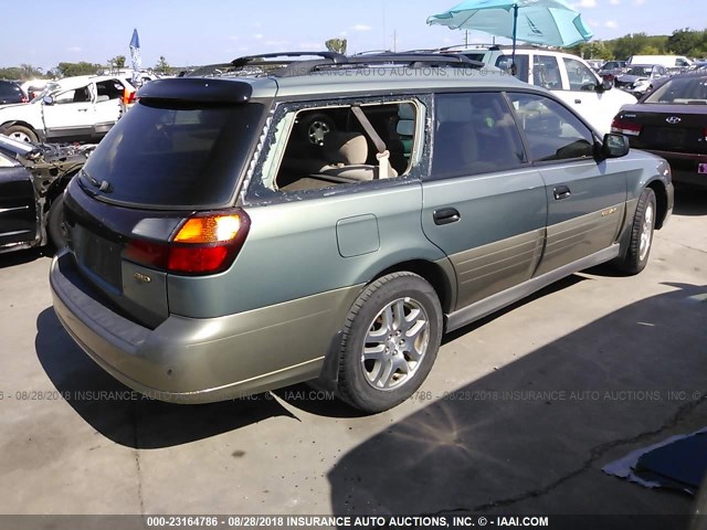 4S3BH675237605350 - 2003 SUBARU LEGACY OUTBACK AWP 绿色 照片 4