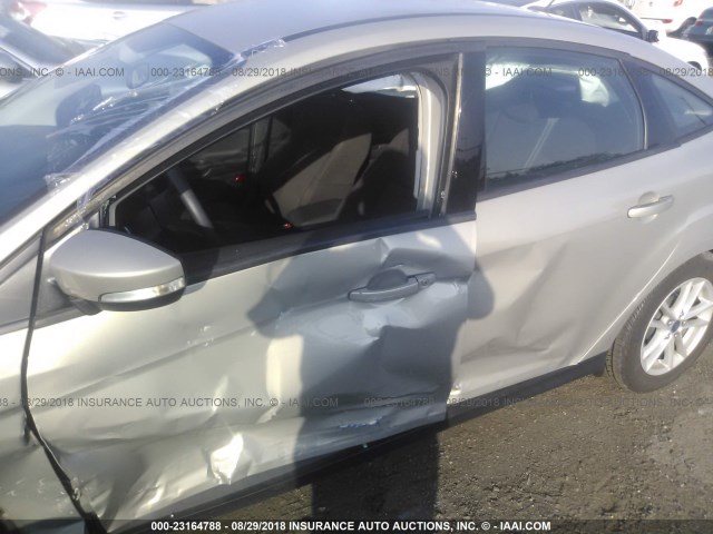 1FADP3F20FL247362 - 2015 FORD FOCUS SE GOLD photo 6