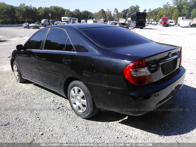 JTDBE32K520005319 - 2002 TOYOTA CAMRY LE/XLE/SE Қара фото 3