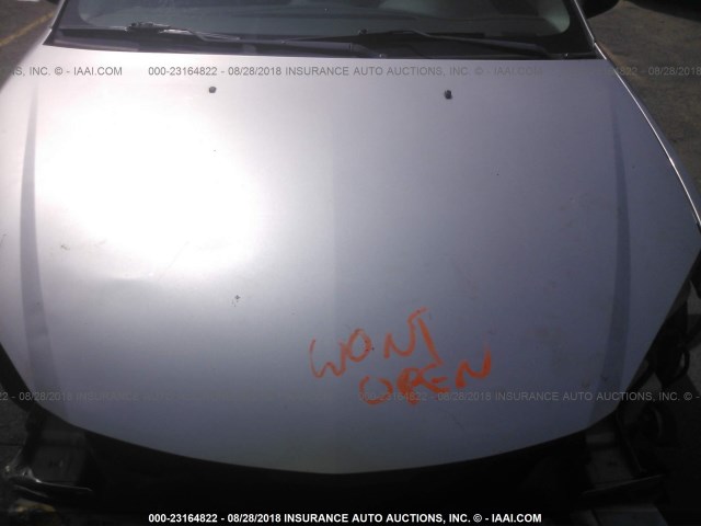 1G2ZF57B784265128 - 2008 PONTIAC G6 VALUE LEADER/BASE SILVER photo 10