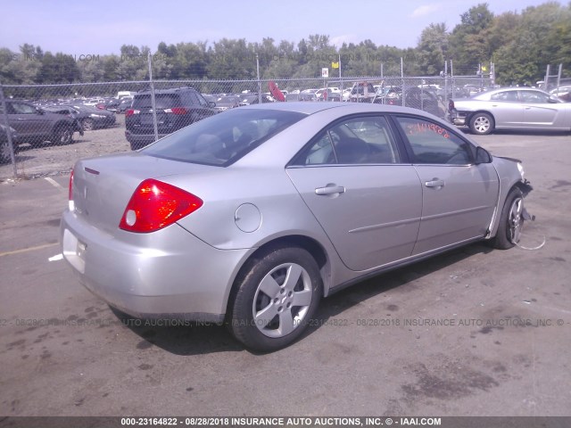 1G2ZF57B784265128 - 2008 PONTIAC G6 VALUE LEADER/BASE SILVER photo 4