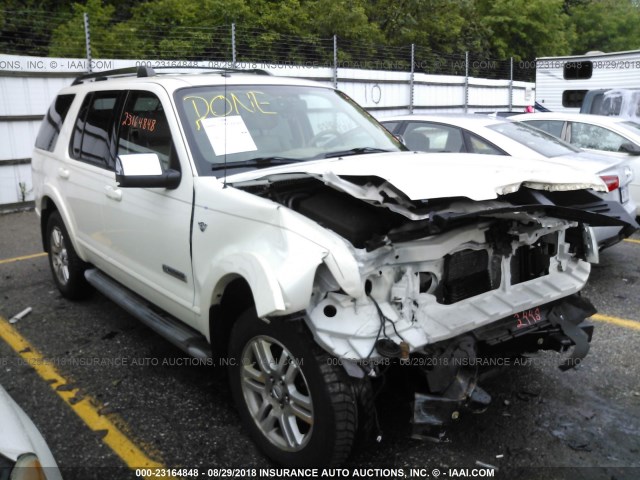 1FMEU75857UA52448 - 2007 FORD EXPLORER LIMITED WHITE photo 1