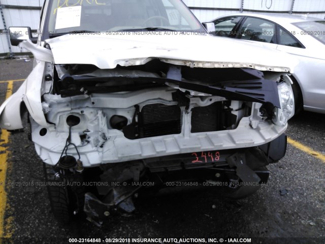 1FMEU75857UA52448 - 2007 FORD EXPLORER LIMITED WHITE photo 6