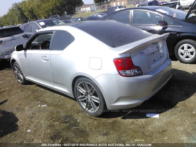 JTKJF5C74B3009299 - 2011 TOYOTA SCION TC 银色 照片 3
