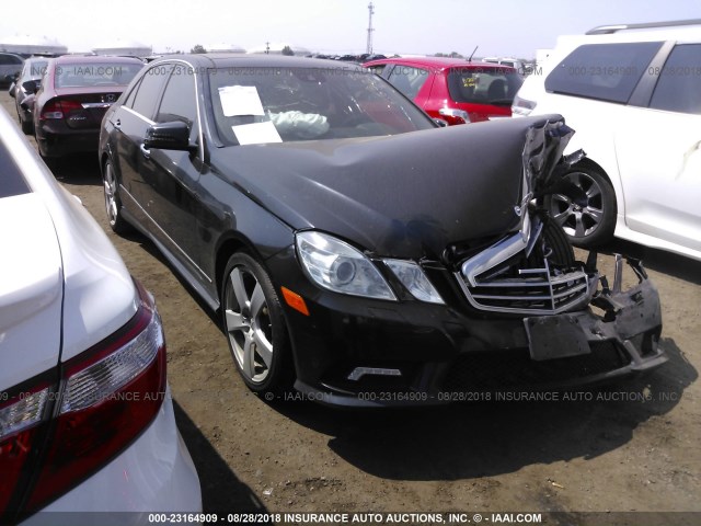 WDDHF8HB6BA419964 - 2011 MERCEDES-BENZ E 350 4MATIC BLACK photo 1