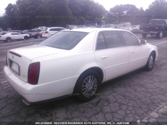 1G6KE57Y45U253067 - 2005 CADILLAC DEVILLE DHS WHITE photo 4