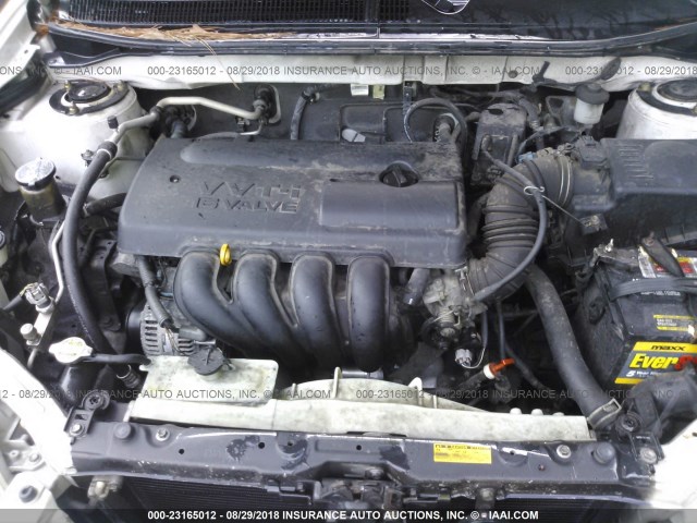 2T1KR32E83C067206 - 2003 TOYOTA COROLLA MATRIX XR WHITE photo 10