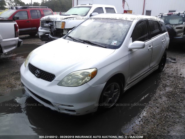 2T1KR32E83C067206 - 2003 TOYOTA COROLLA MATRIX XR WHITE photo 2