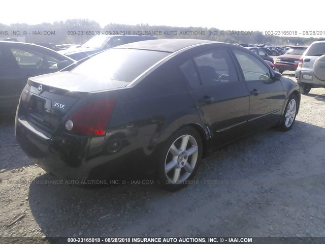 1N4BA41E35C845539 - 2005 NISSAN MAXIMA SE/SL BLACK photo 4