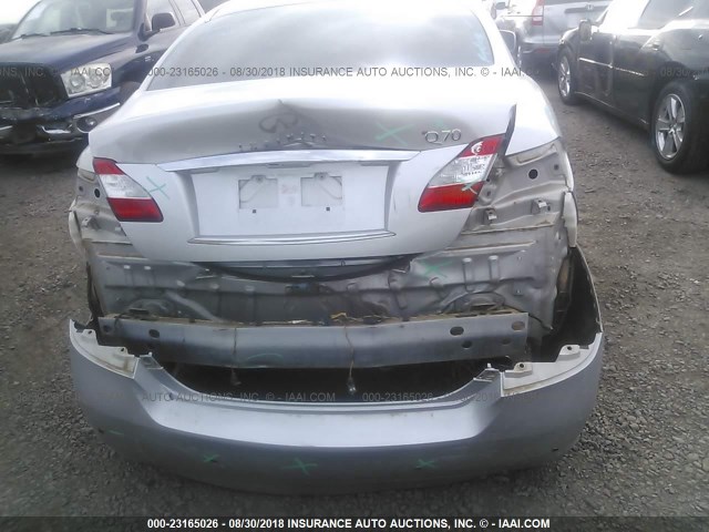 JN1BY1AP8EM260166 - 2014 INFINITI Q70 3.7 SILVER photo 6