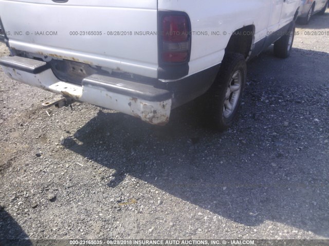 3B7HF13Y2VG782734 - 1997 DODGE RAM 1500 WHITE photo 6