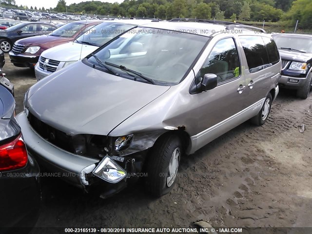 4T3ZF13C5XU121548 - 1999 TOYOTA SIENNA LE/XLE GOLD photo 2