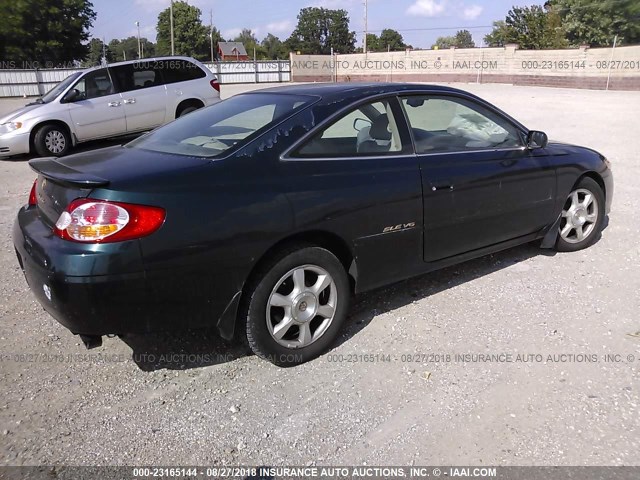 2T1CF28P12C589769 - 2002 TOYOTA CAMRY SOLARA SE/SLE მწვანე ფოტო 4