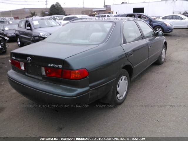 4T1BG22K9YU688725 - 2000 TOYOTA CAMRY CE/LE/XLE 绿色 照片 4
