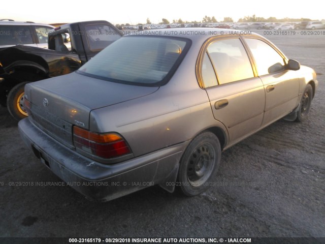 2T1AE09BXSC116227 - 1995 TOYOTA COROLLA LE/DX GRAY photo 4
