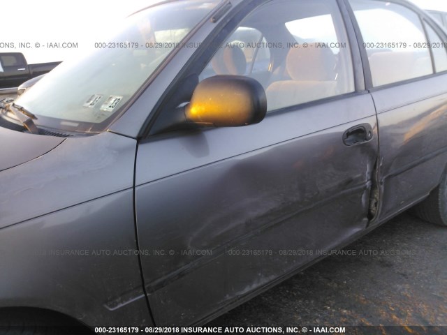 2T1AE09BXSC116227 - 1995 TOYOTA COROLLA LE/DX GRAY photo 6