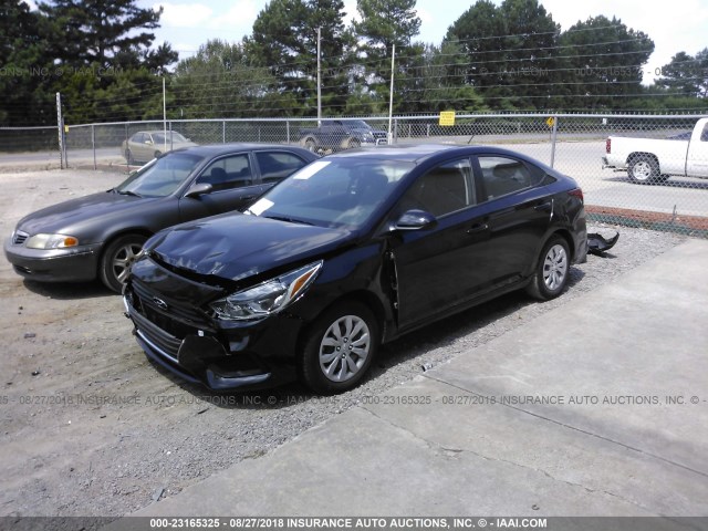 3KPC24A31JE028437 - 2018 HYUNDAI ACCENT SEL BLACK photo 2