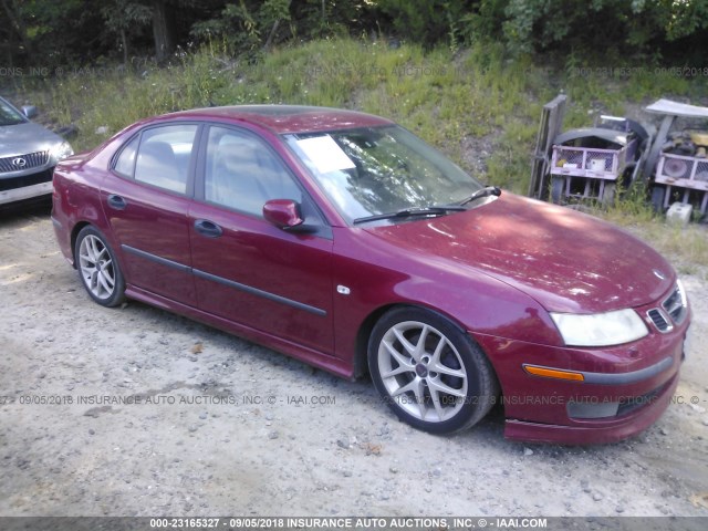 YS3FH45Y551042389 - 2005 SAAB 9-3 AERO RED photo 1