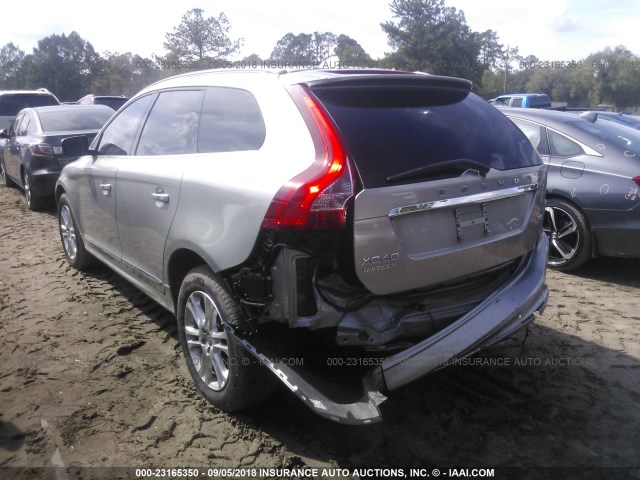 YV440MDD9F2609541 - 2015 VOLVO XC60 T5/PLATINUM GRAY photo 3