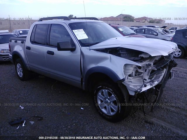 1FMEU31E48UB31048 - 2008 FORD EXPLORER SPORT TR XLT SILVER photo 1